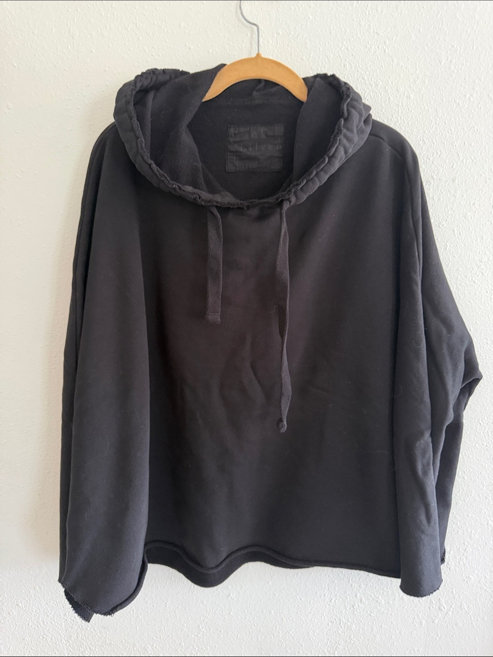 Frank & Eileen Black Kane Capelet Hoodie